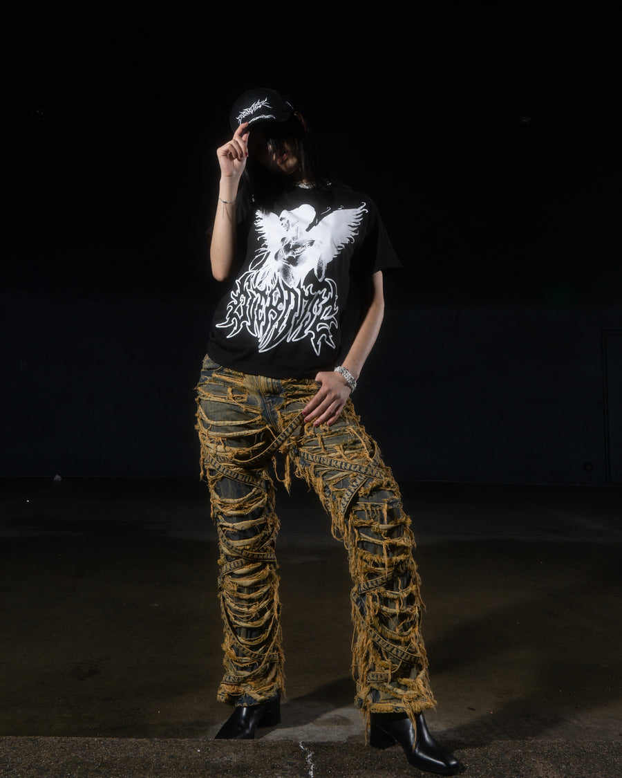 "SHADOW ANGEL" - BLACK TEE