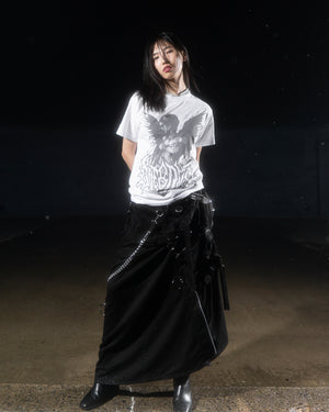 "SHADOW ANGEL" - WHITE TEE