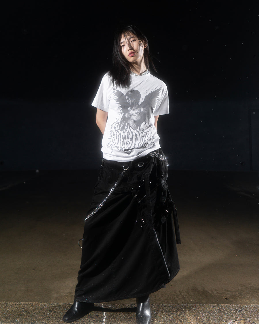 "SHADOW ANGEL" - WHITE TEE