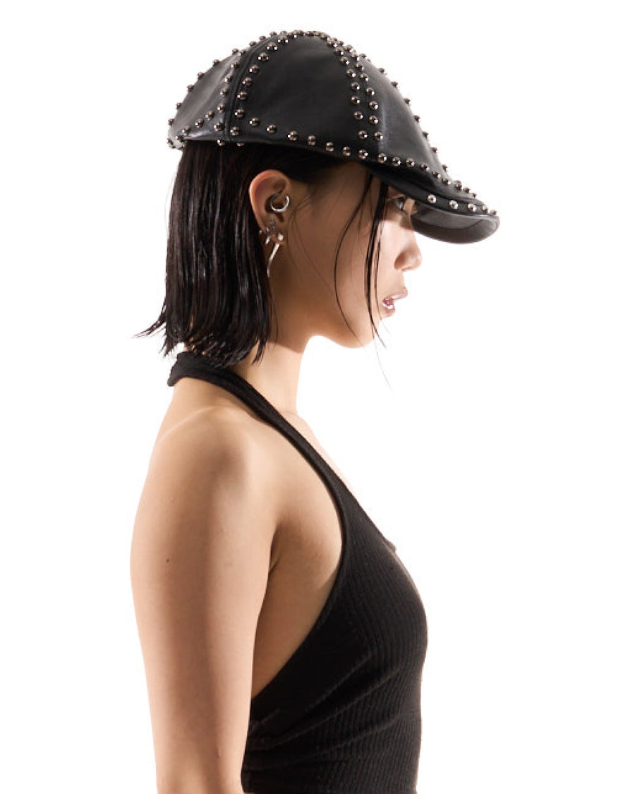 "OVD STUDDED BAKER CAP"
