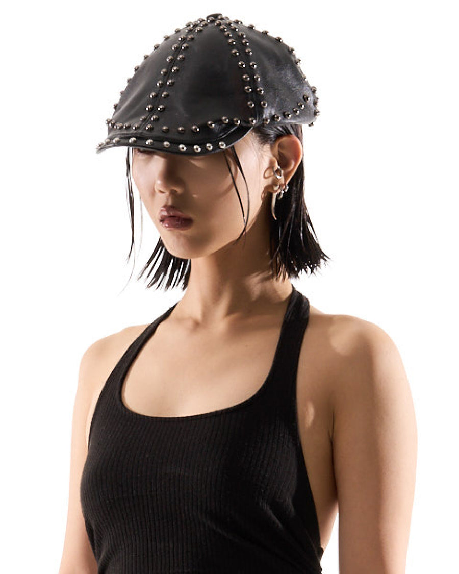 "OVD STUDDED BAKER CAP"