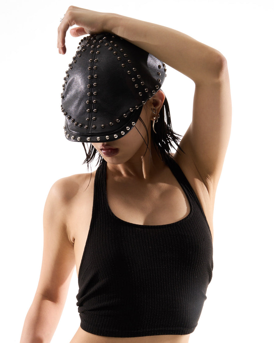 "OVD STUDDED BAKER CAP"