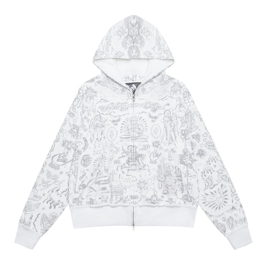 "TATTOO" ZIP UP - ANGEL