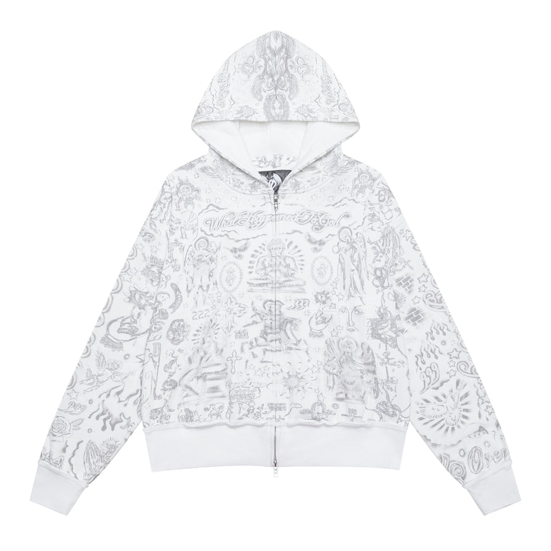 "TATTOO" ZIP UP - ANGEL