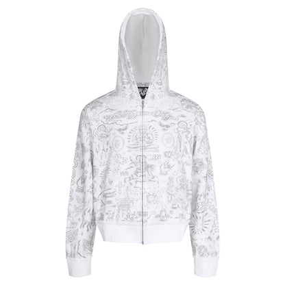 "TATTOO" ZIP UP - ANGEL