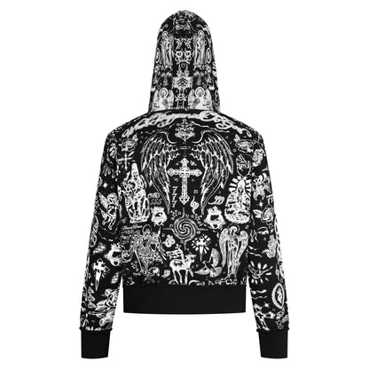"TATTOO" ZIP UP - MIDNIGHT