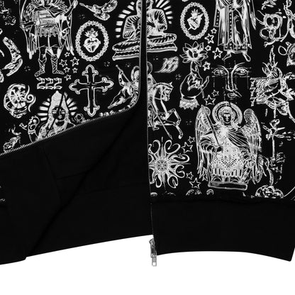 "TATTOO" ZIP UP - MIDNIGHT