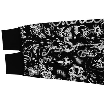 "TATTOO" ZIP UP - MIDNIGHT