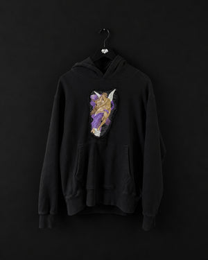 "THE ABDUCTION OF PSYCHE" PATCHWORK HOODIE