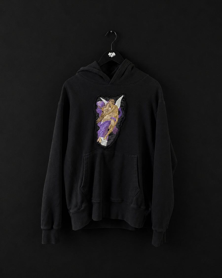 "THE ABDUCTION OF PSYCHE" PATCHWORK HOODIE
