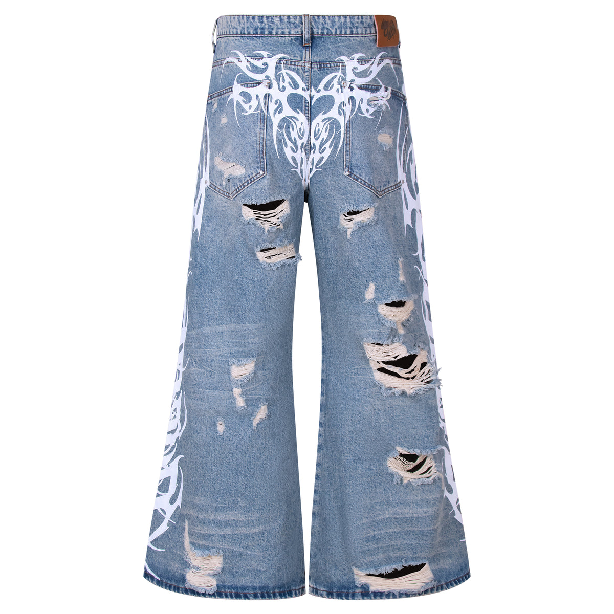 "TRIBAMETAL" DESTROYED DENIM