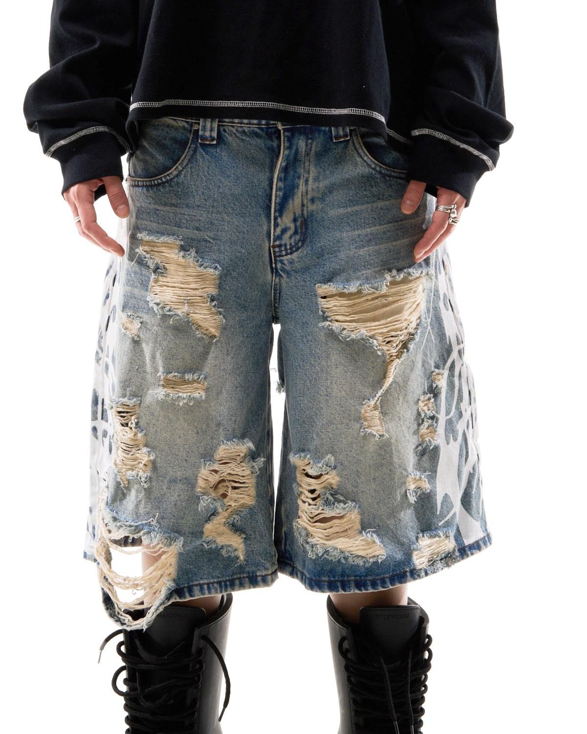 "TRIBAMETAL" DESTROYED JORTS