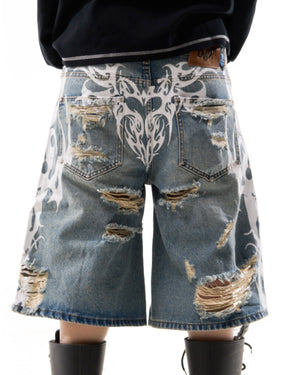 "TRIBAMETAL" DESTROYED JORTS