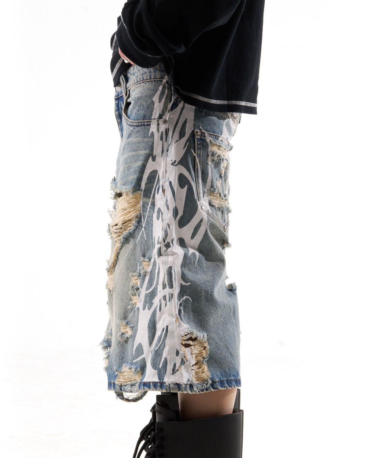 "TRIBAMETAL" DESTROYED JORTS