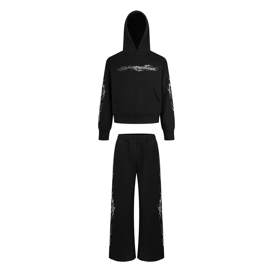 "TRIBAMETAL" HOODIE SET