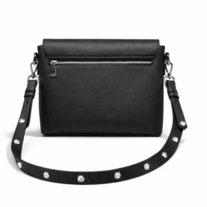 "TRIBAMETAL" LEATHER MESSENGER BAG