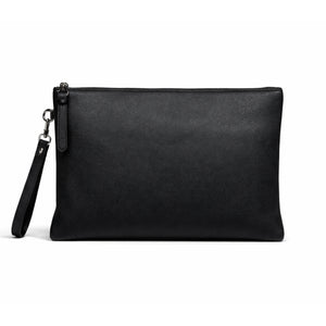 "TRIBAMETAL" LEATHER POUCH