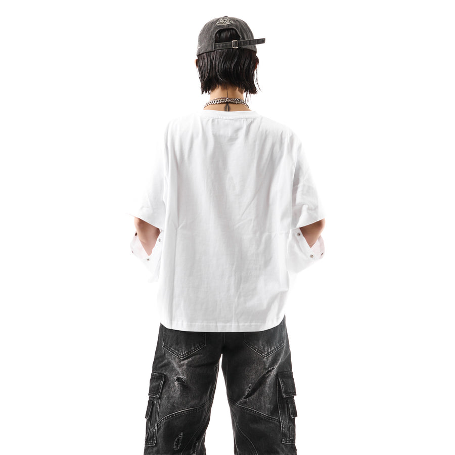 "TRIBAMETAL" LOGO TRNSFRMR L/S - ANGEL