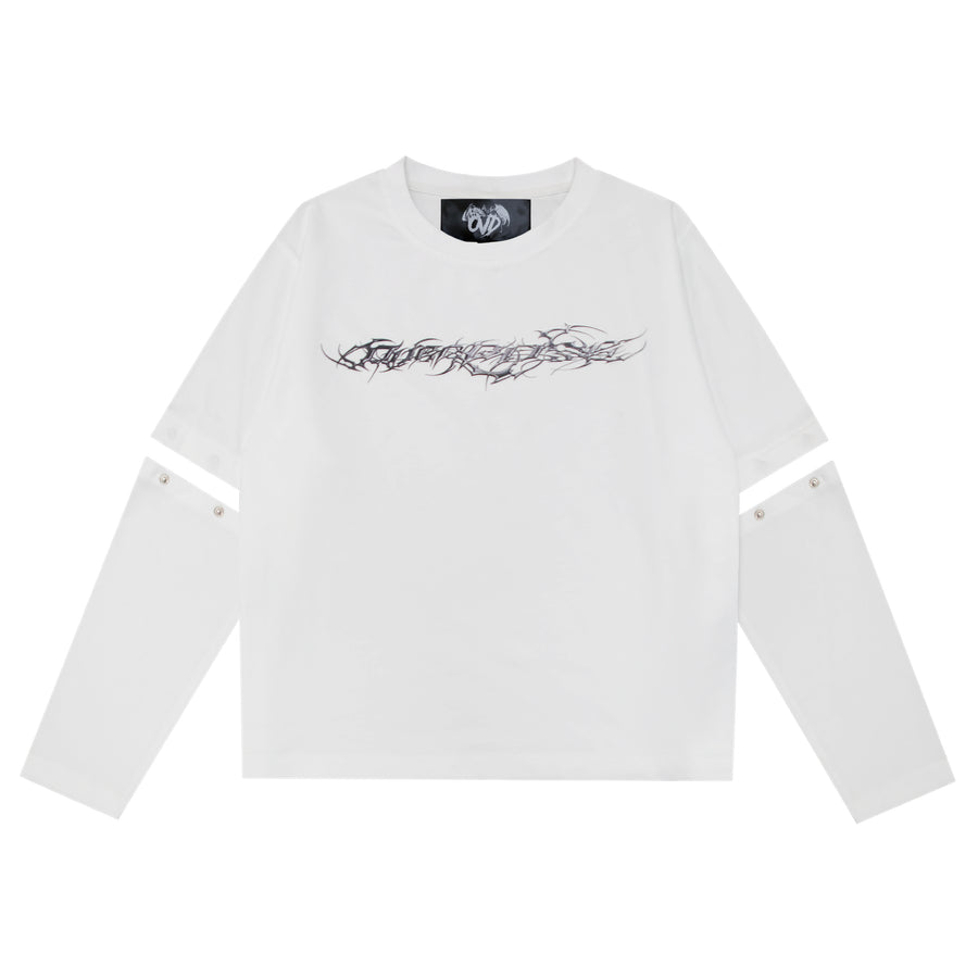 "TRIBAMETAL" LOGO TRNSFRMR L/S - ANGEL