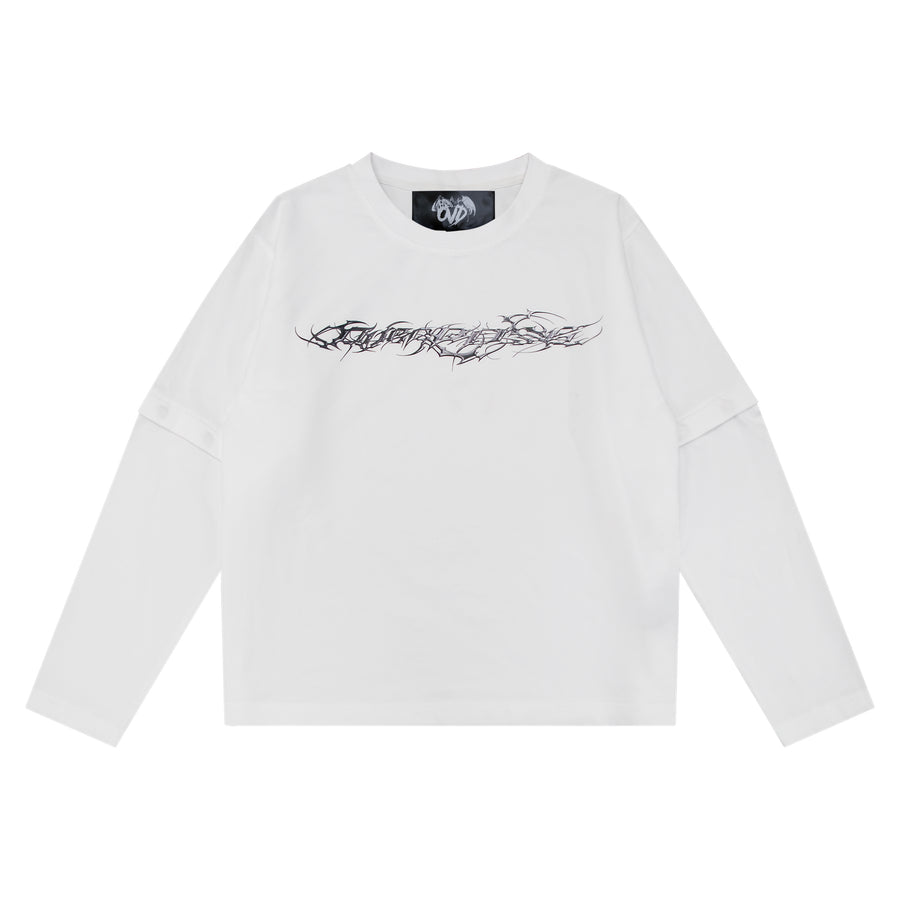 "TRIBAMETAL" LOGO TRNSFRMR L/S - ANGEL