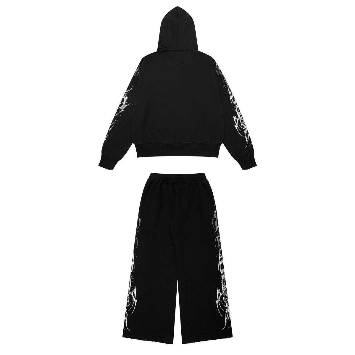 "TRIBAMETAL" ZIP UP SET