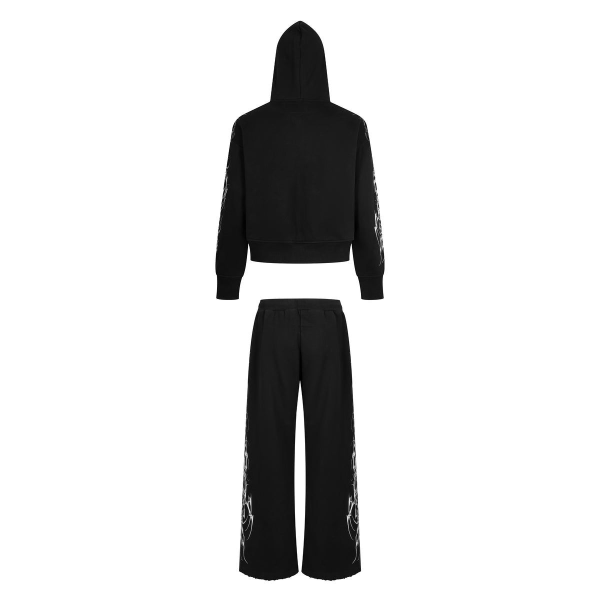 "TRIBAMETAL" ZIP UP SET