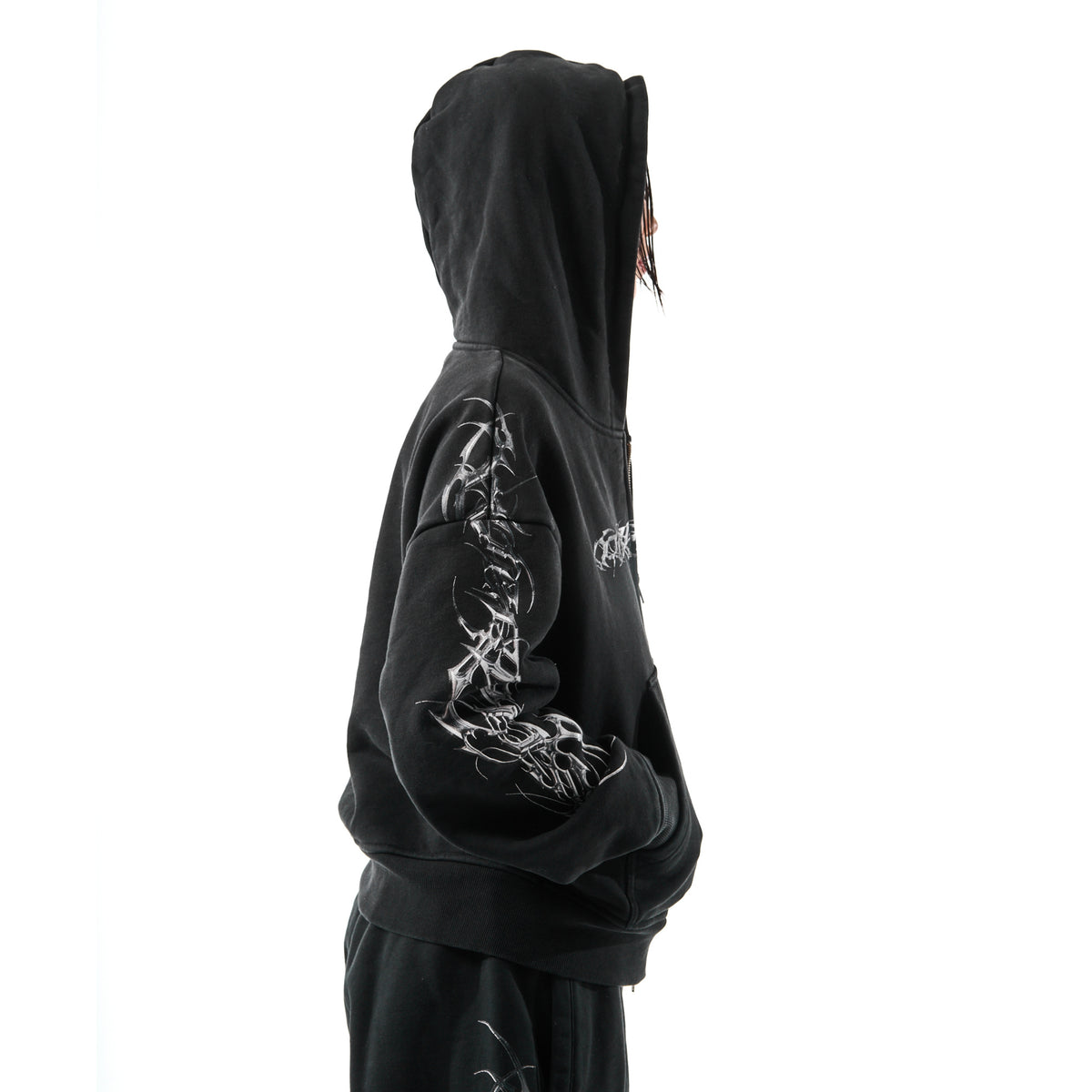 "TRIBAMETAL" ZIP UP