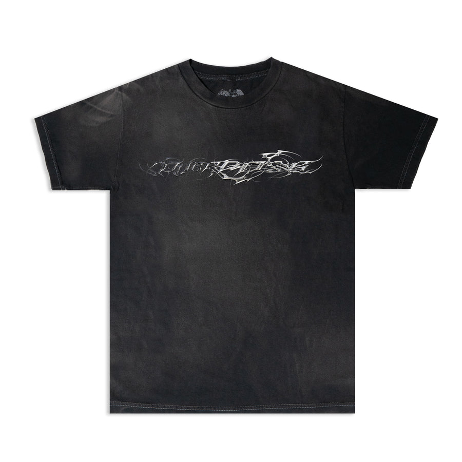 "TRIBAMETAL" LOGO TEE