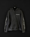 "TRIBAMETAL" WASHED ZIP UP
