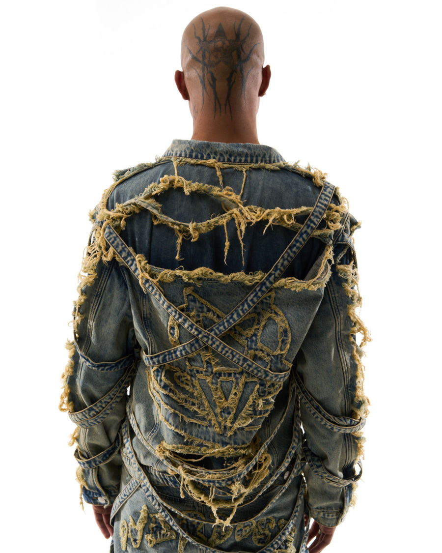 "VENIM" JACKET - LIGHTWASH
