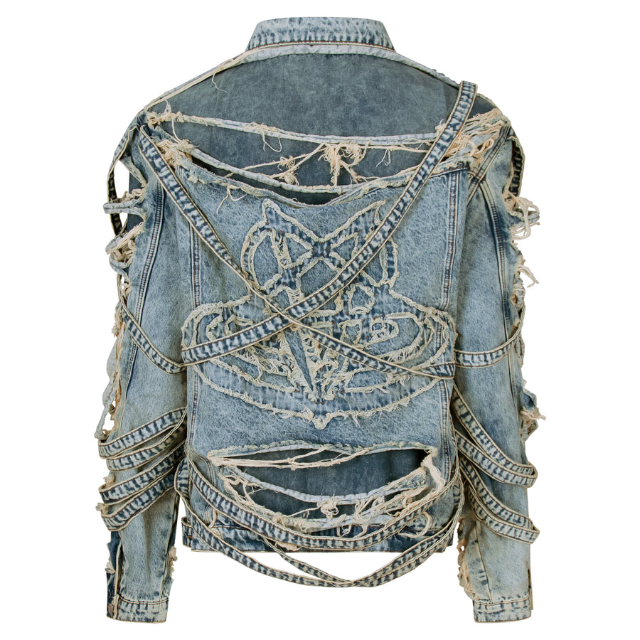 "VENIM" JACKET - LIGHTWASH