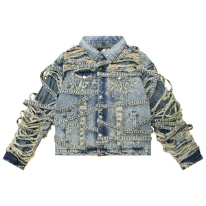 "VENIM" JACKET - LIGHTWASH