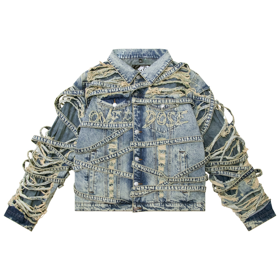 "VENIM" JACKET - LIGHTWASH