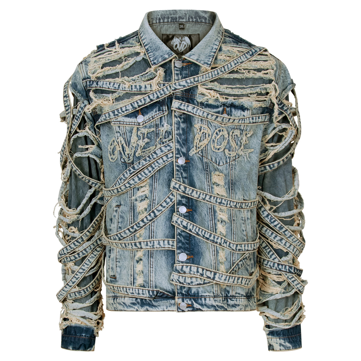 "VENIM" JACKET - LIGHTWASH