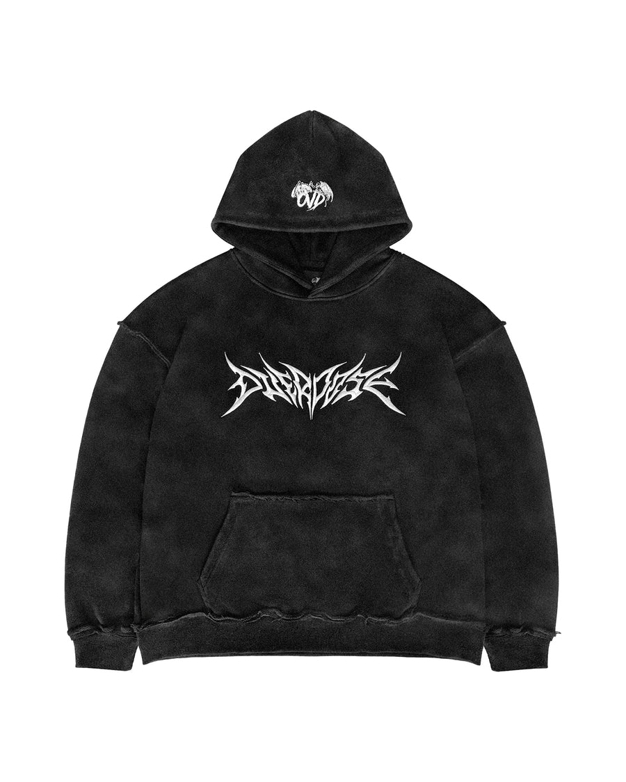 "HVY MTL" WASHED HOODIE