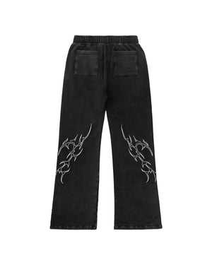 "HVY MTL" WASHED SWEATPANTS