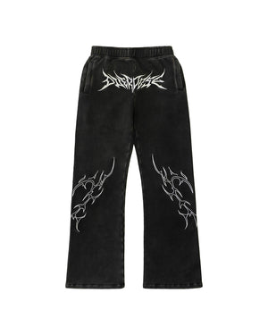 "HVY MTL" WASHED SWEATPANTS