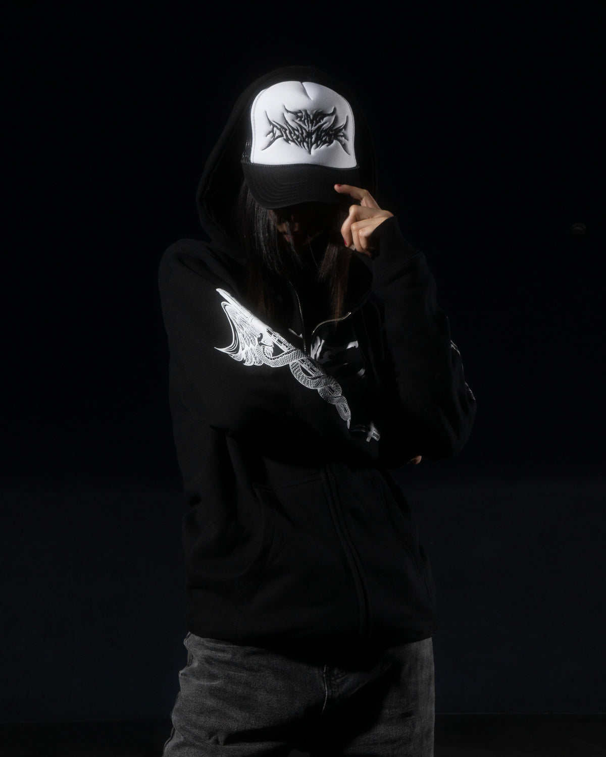 END OVERDOSE WHITE TRUCKER HAT hat by OVD - view 2