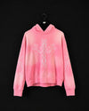 "WINGS OR DEATH" SUN DYED HOODIE - PINK