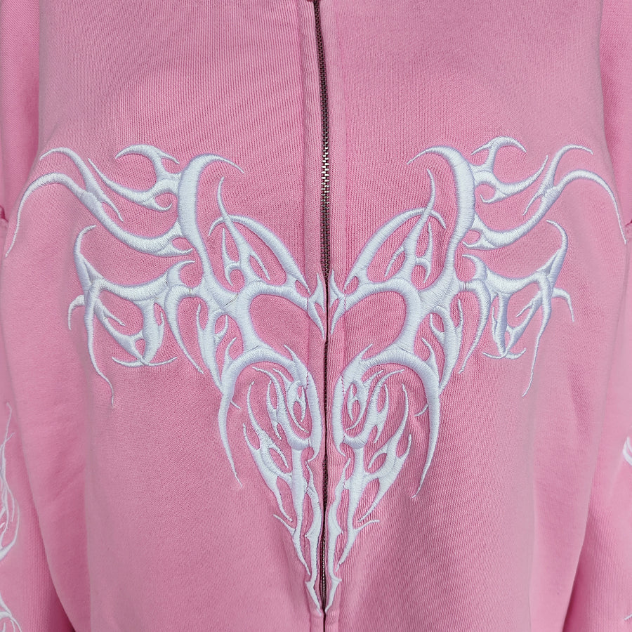 "Y333K" ZIP UP - PINK