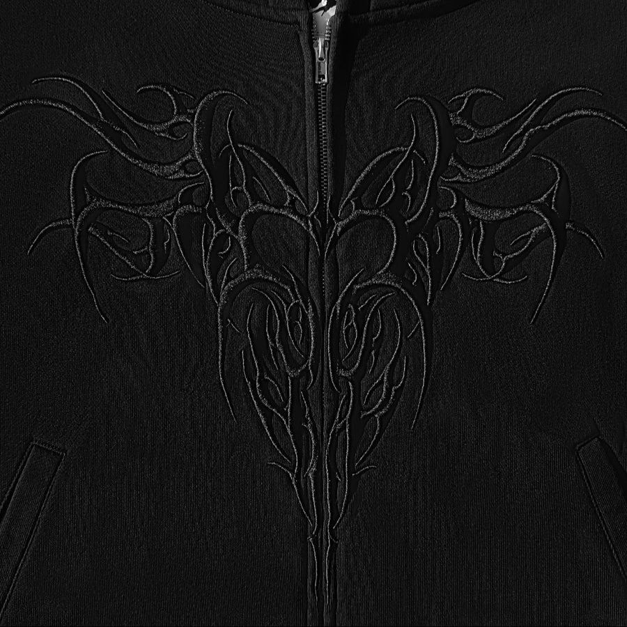 "DRKSAINT" ZIP UP
