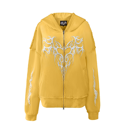 "Y333K" ZIP UP - YELLOW