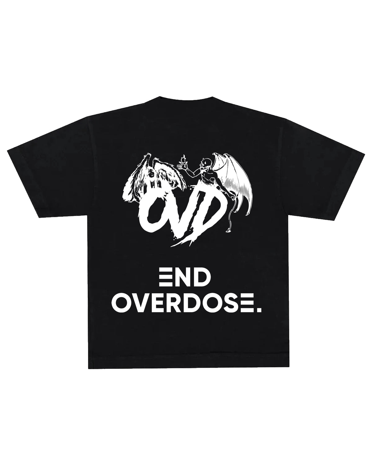 YOU DONT GET ME HIGH ANYMORE - BLACK TEE tee by OVD - view 2