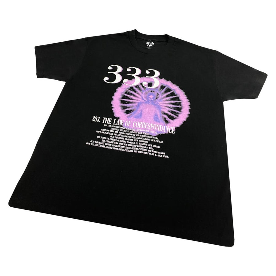 "333" - BLACK TEE