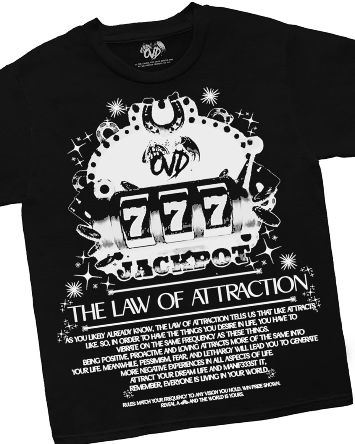 $7.77 TEE - BLACK tee by OVD - view 2