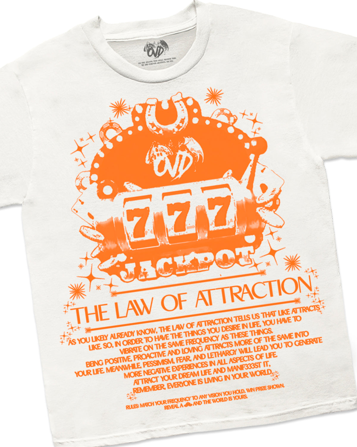 $7.77 TEE - ORANGE tee by OVD - view 2