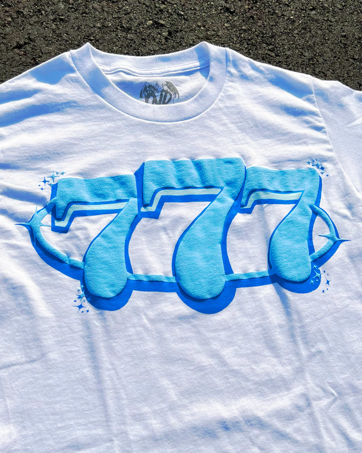 777 PUFF TEE - BLUE tee by OVD - view 2