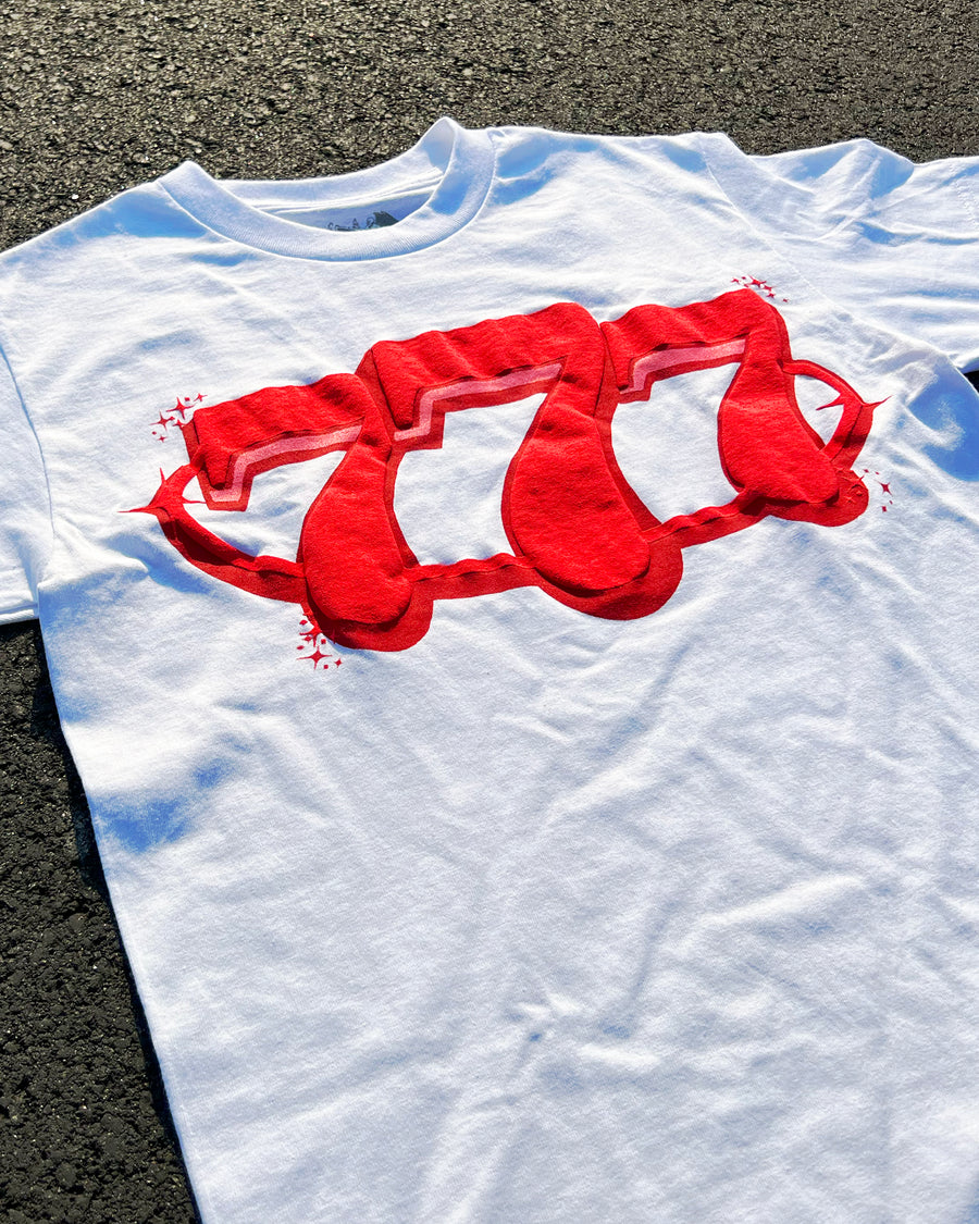 "777 PUFF TEE - RED"