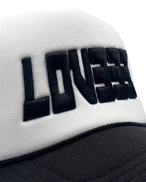 "LOV333" TRUCKER - BLACK