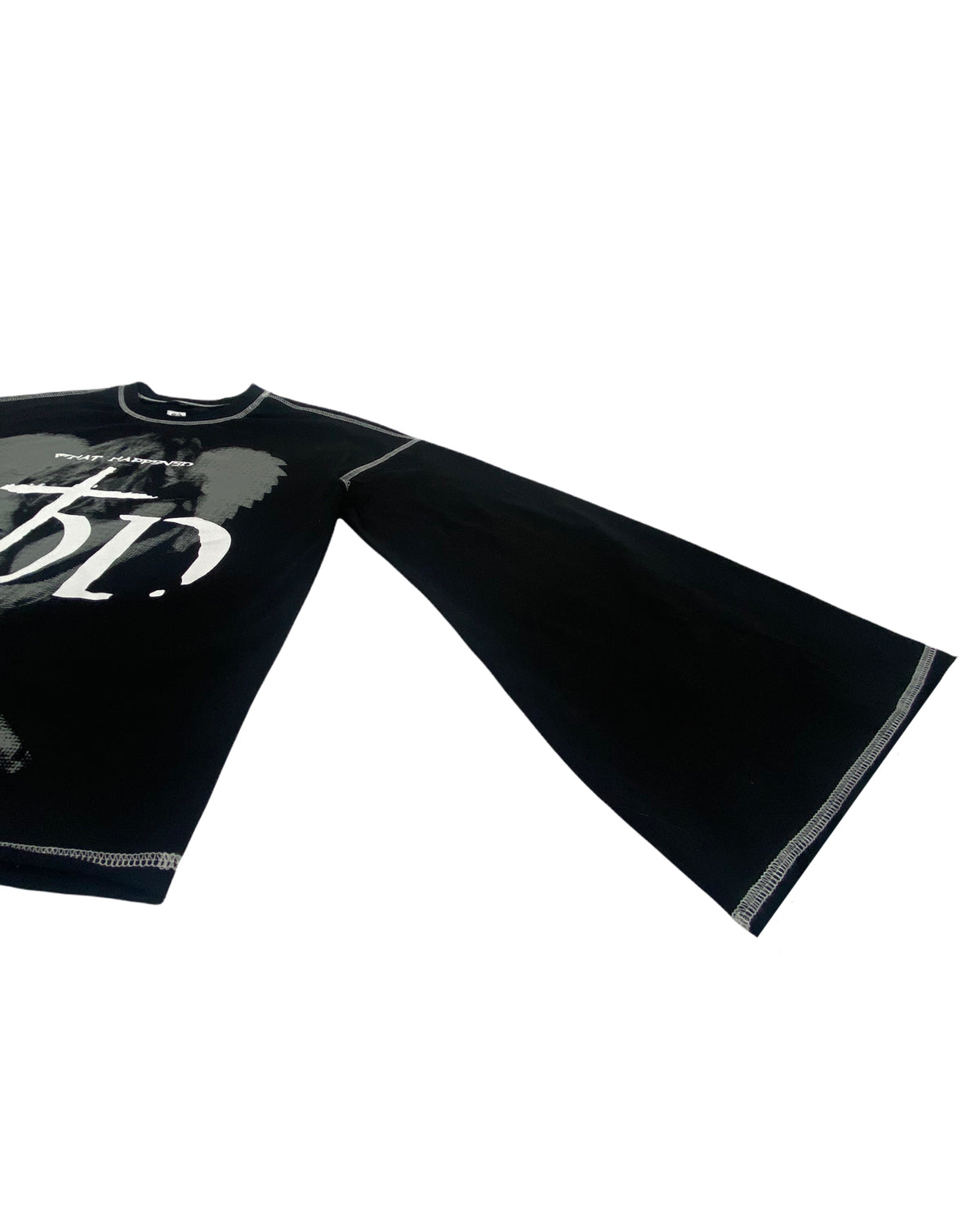 HEAVYWEIGHT CONTRAST LONG SLEEVE - BLACK tee by OVD - view 4